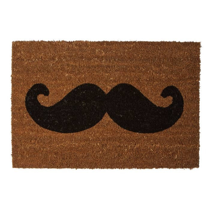 Moustache Coir Door Mat