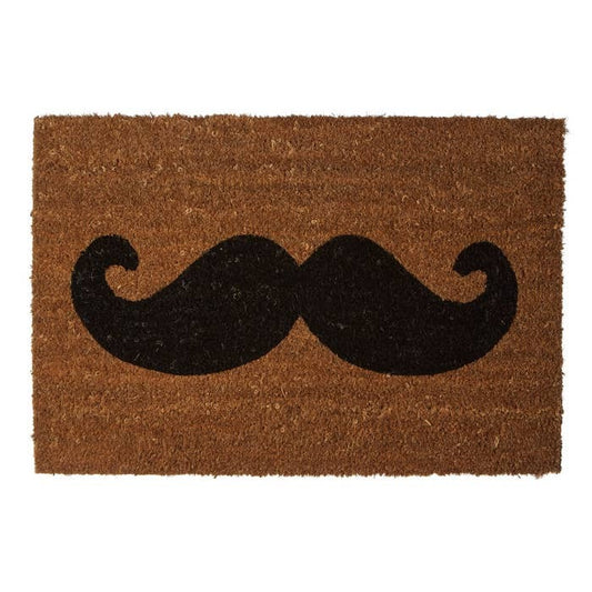 Moustache Coir Door Mat