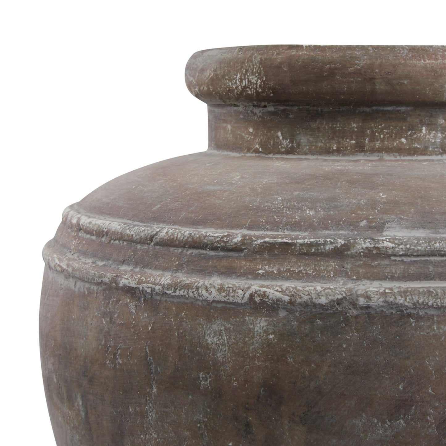 Rustic Brown Ceramic Pot