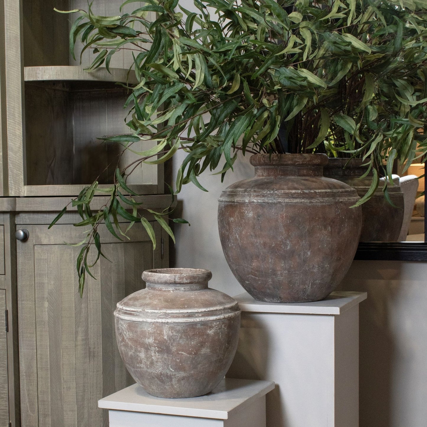 Rustic Brown Ceramic Pot