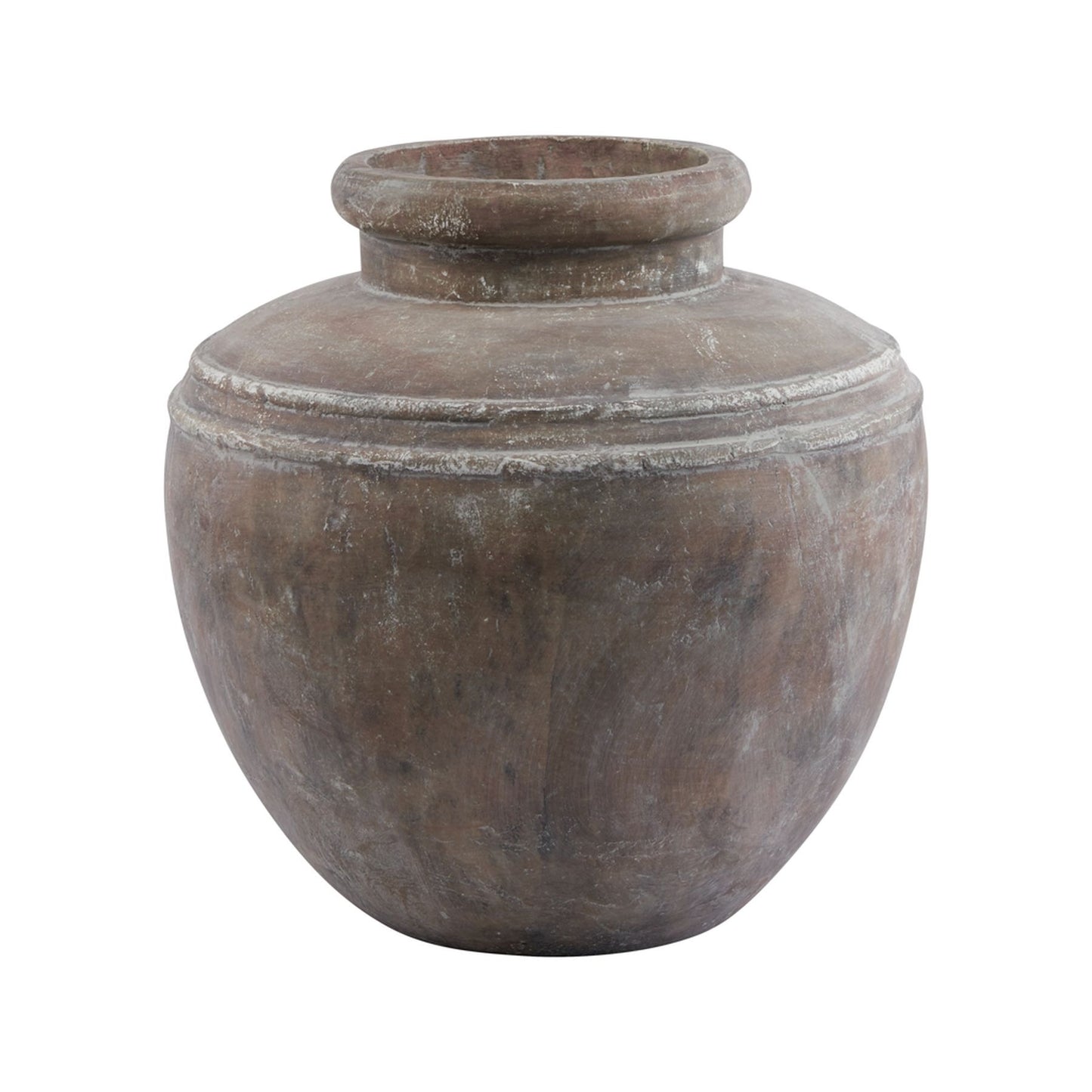 Rustic Brown Ceramic Pot