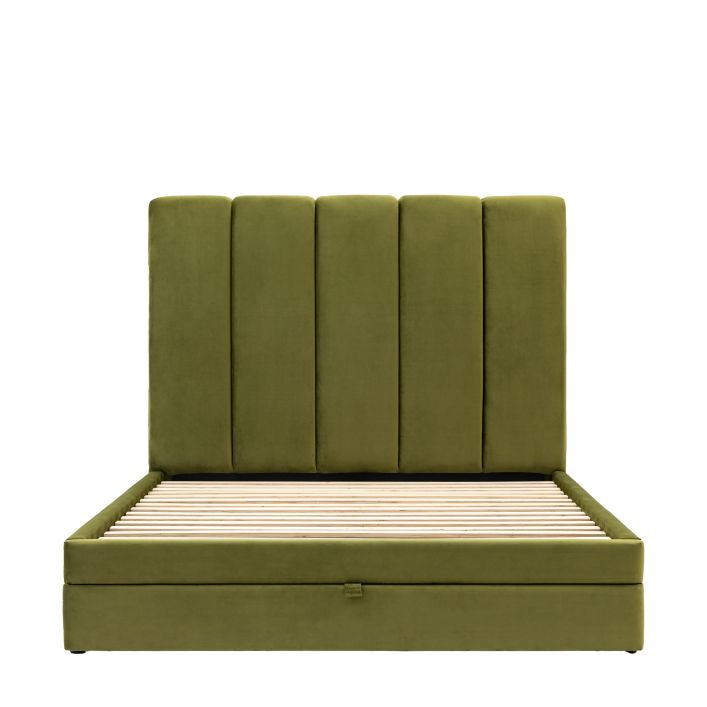 Olive Green Deco Bed