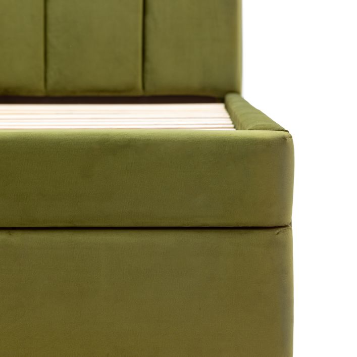 Olive Green Deco Bed