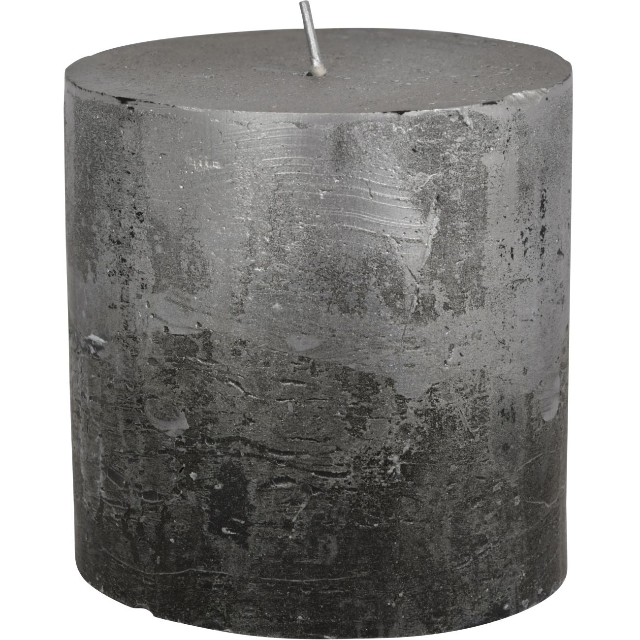 Diffused Black and Silver Candle