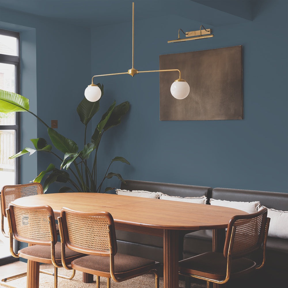 'All Inclusive' Deep Grey Blue Paint