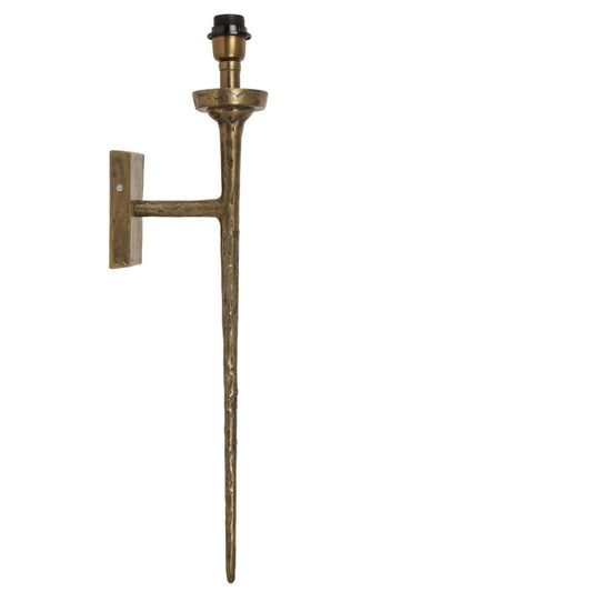 Antique Style Bronze Wall Torch Sconce