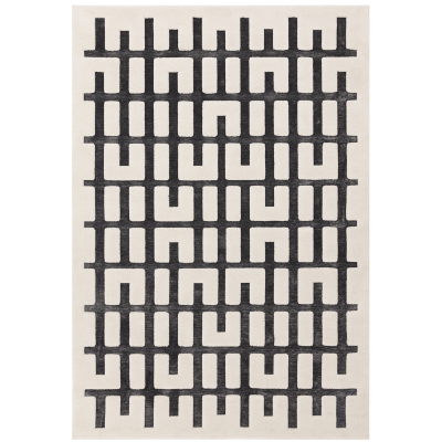 Basket Weave Monochrome Rug