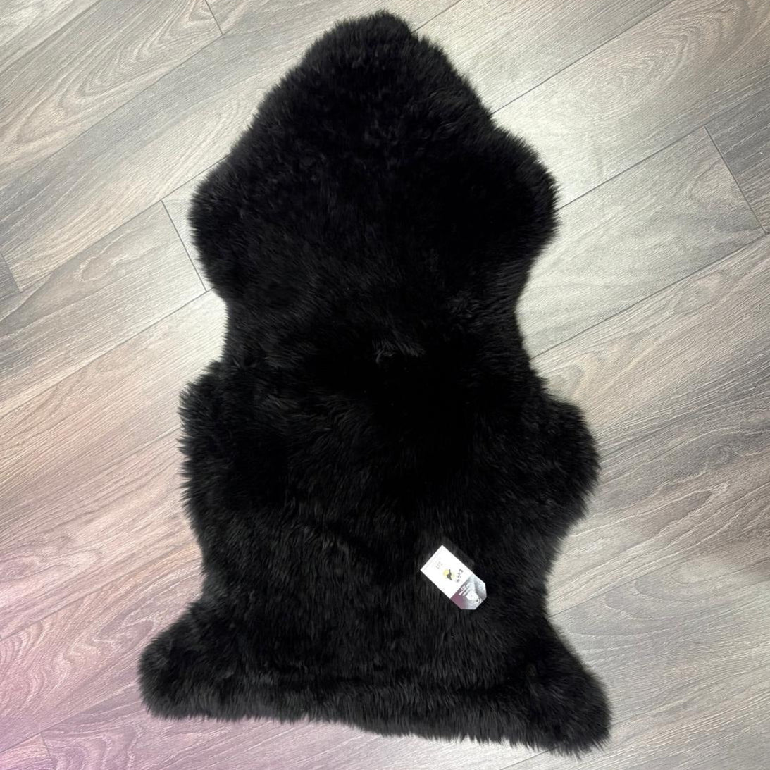 Black Regular Sheepskin Hide
