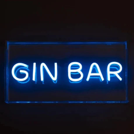 Blue Gin Bar Neon LED Acrylic Neon Light