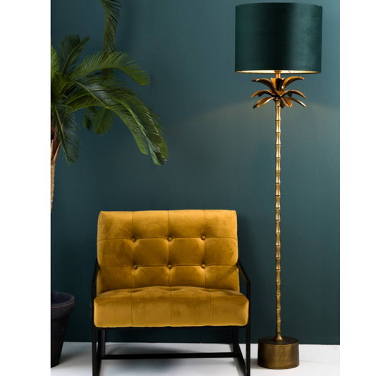 Bronze Palm Floor Lamp