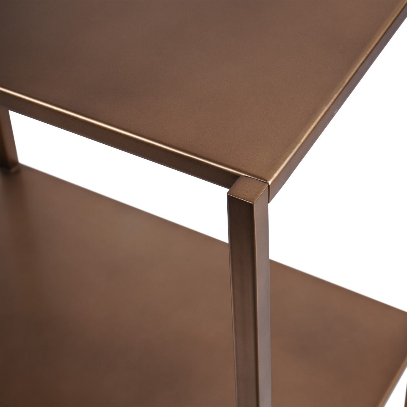 Brushed Bronze Console Table