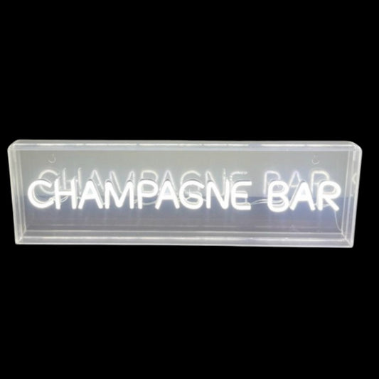 Champagne Bar Neon LED Light Acrylic