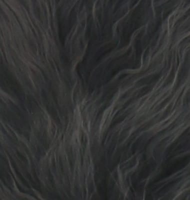 Charcoal Grey Icelandic Sheepskin Hide