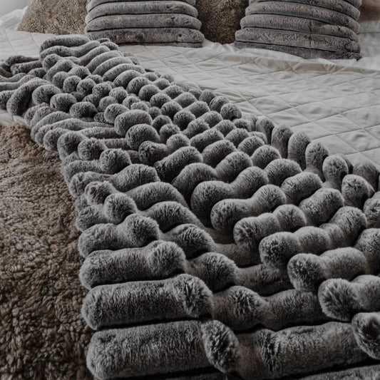Charcoal Luxury Throw
