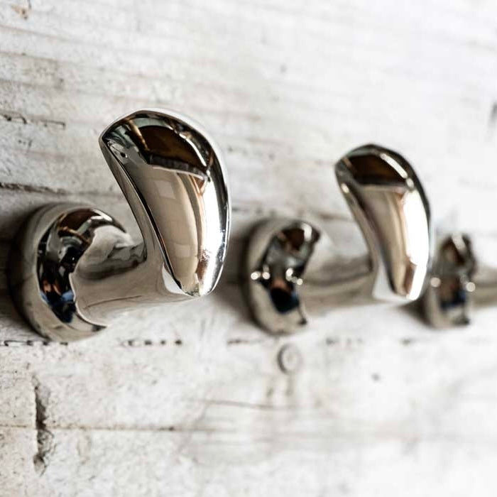 Silver Boat Cleat Hook