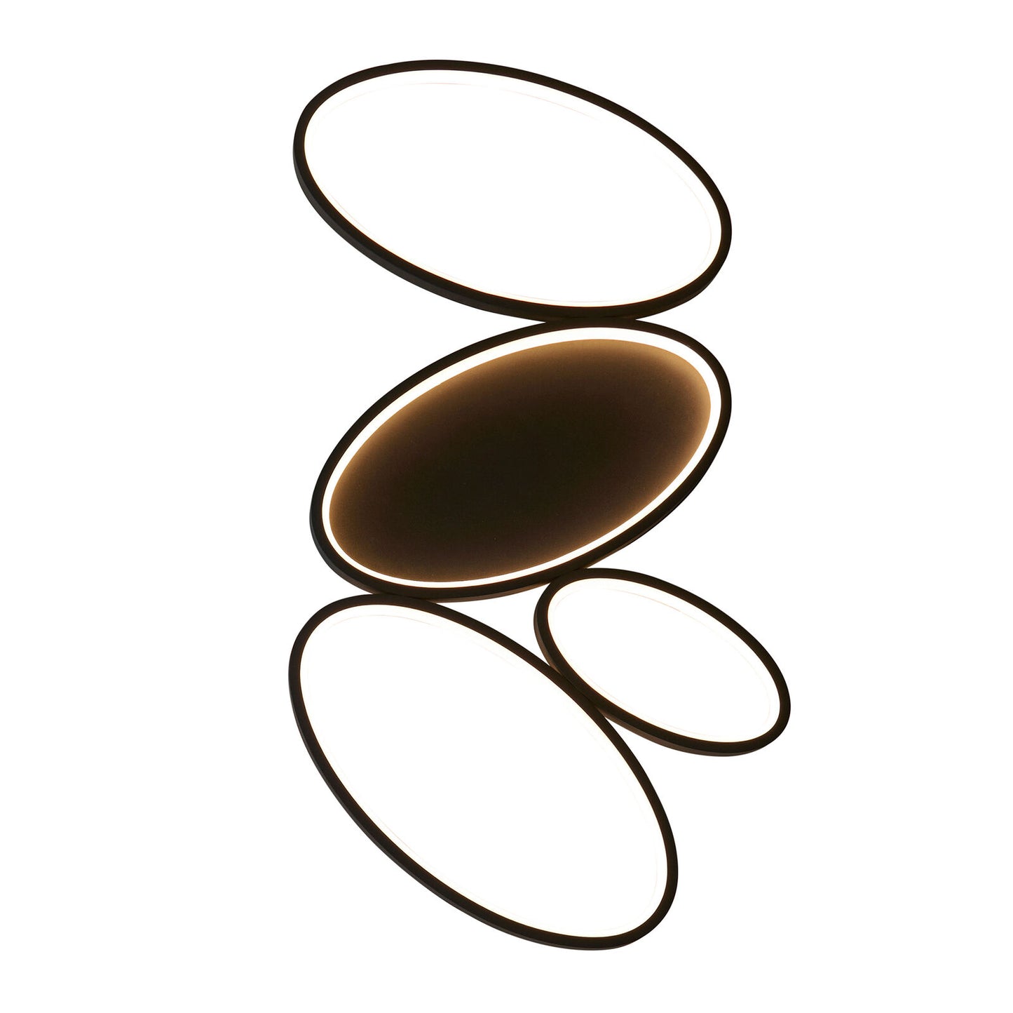 Contemporary style Flush Ceiling Oval Light