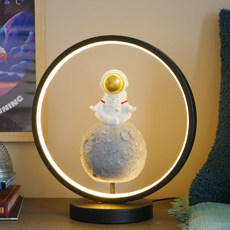 Cosmic Calm Astronaut Table Lamp