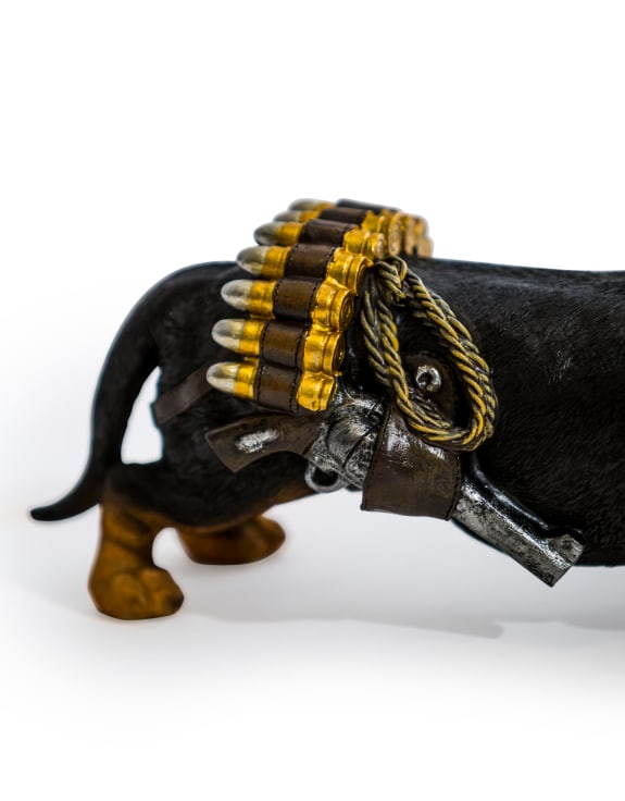 Cowboy Dachshund Ornament