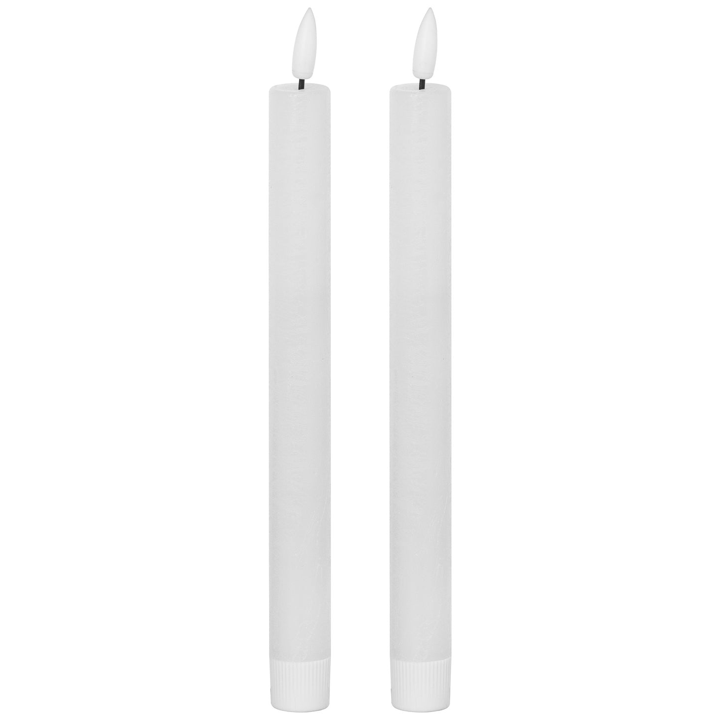 White LED Dinner Candles (Set of 2)