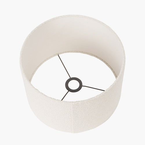 Cream Rowen Lampshade with Boucle Texture
