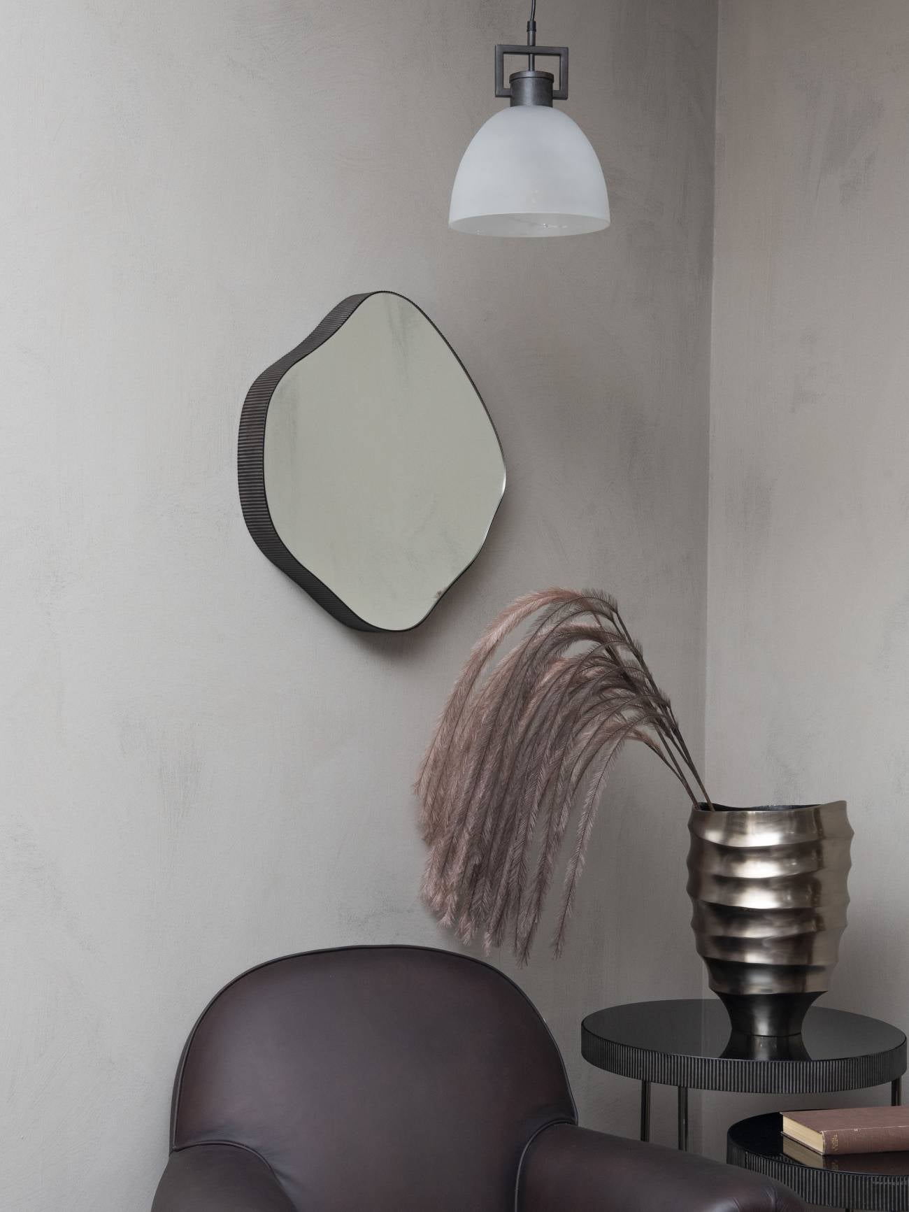 Daliesque Dark Metallic Finish Mirror
