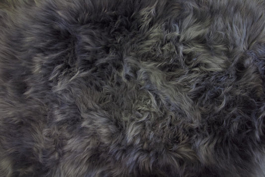 Dark Grey Regular Sheepskin Hide