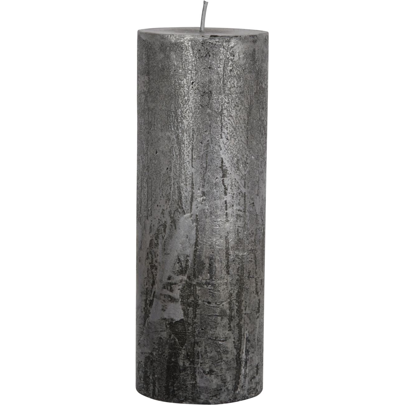 Diffused Black and Silver Candle