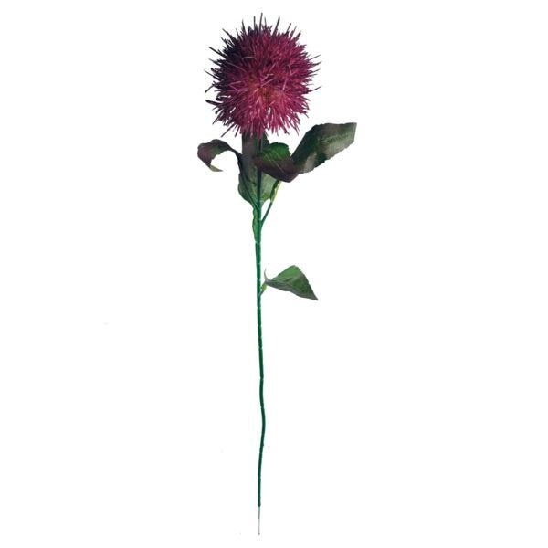 Faux Purple Thistle Flower