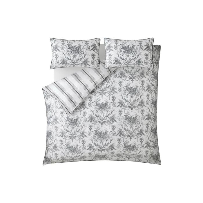 Laura Ashley - Tuileries Charcoal Bedding