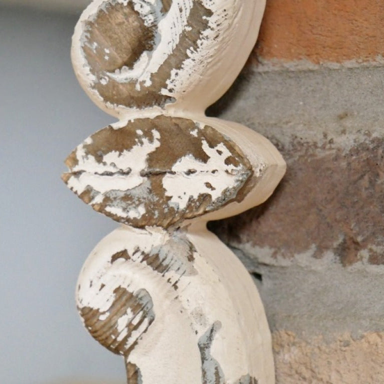 Elevate your space with this exquisite French Style Curved Wall Mirror, finished in rustic, weathered cream. Its bold curved circular shape and striking conjoined segments create a unique, eye-catching design that breaks away from the ordinary. Perfect for adding character and a touch of rustic elegance to your living room, hallway, or bedroom, this mirror transforms any wall into a statement of originality and style.