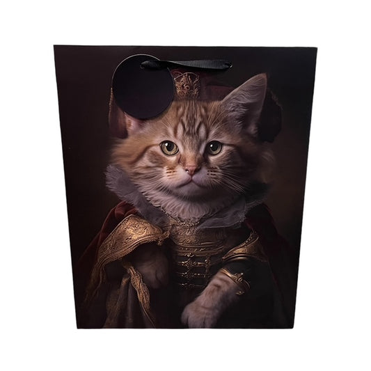 Ginger Persian Royal Cat Paper Gift Bag Large