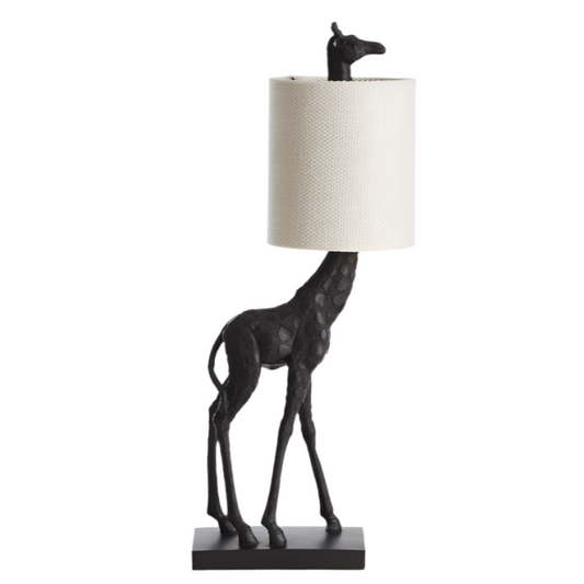 Black Giraffe Table Lamp (Two Sizes)