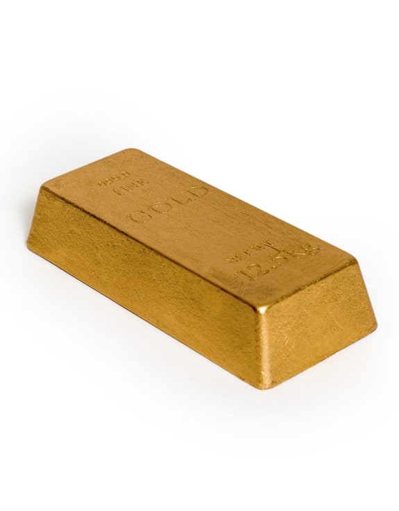 Gold Bar Door Stop