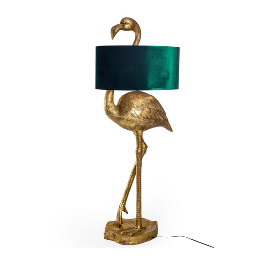 Gold Flamingo Floor Lamp