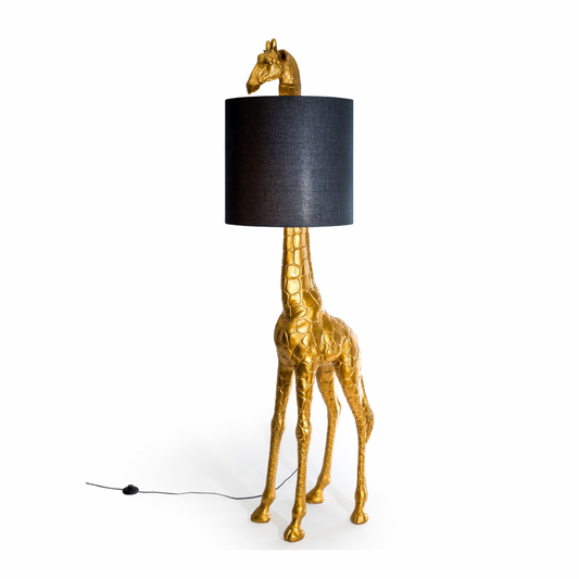 Gold Giraffe Floor Lamp