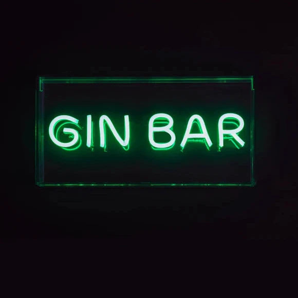 Green Gin Bar Neon LED Acrylic Light
