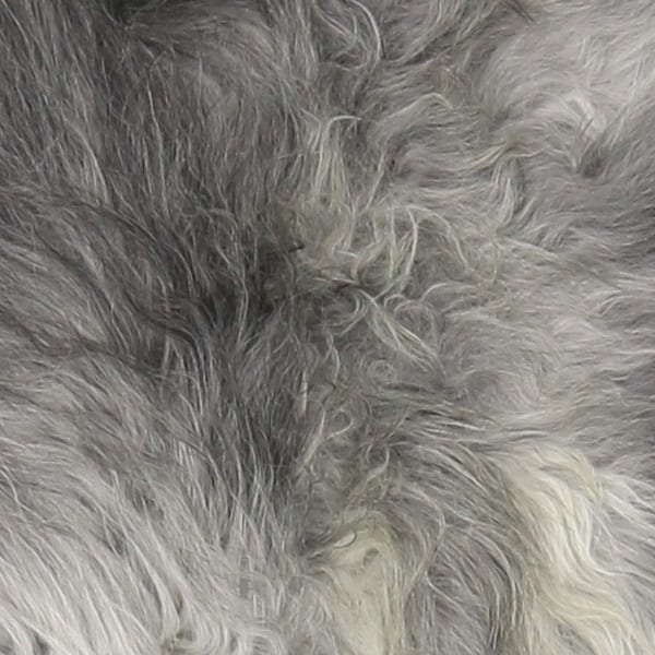 Grey Icelandic Sheepskin Hide