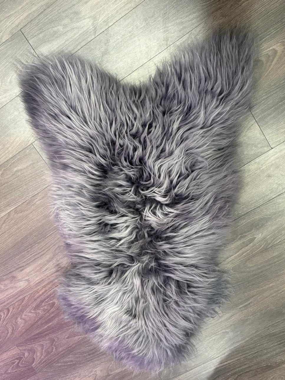 Grey Tip Icelandic Sheepskin Hide