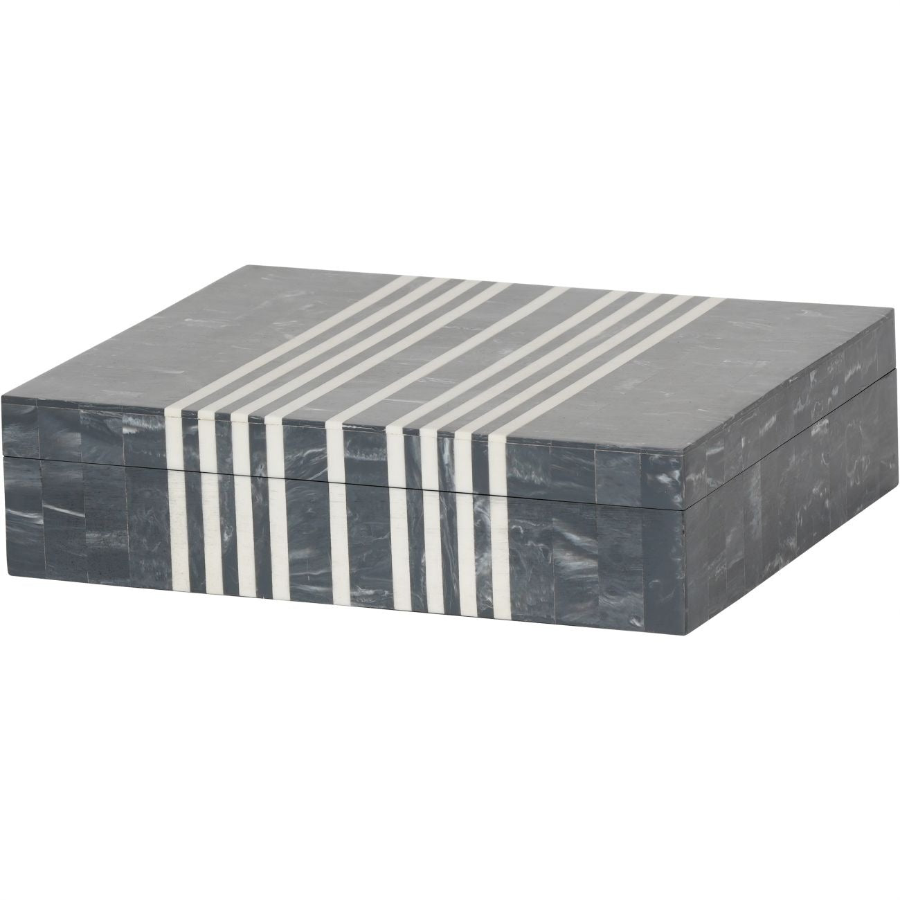 Grey Marble Effect Storage Box