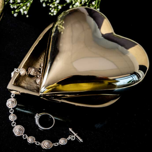 Silver Heart Trinket Dish