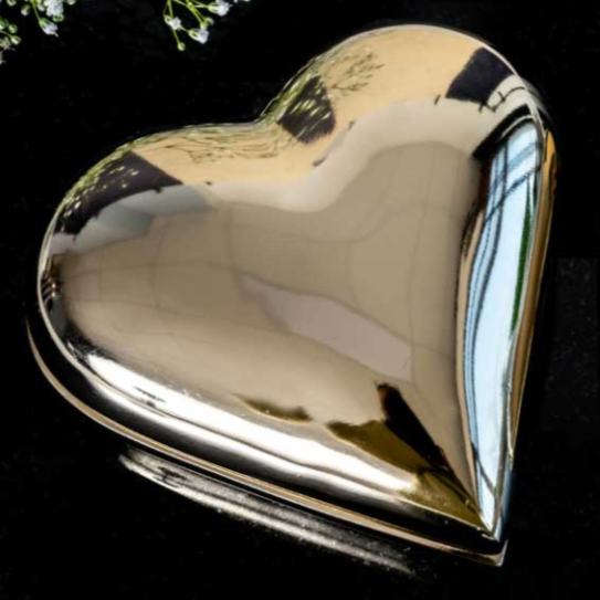 Silver Heart Trinket Dish