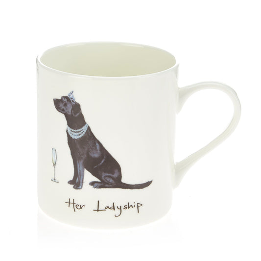 'Her Ladyship' Labrador Bone China Mug