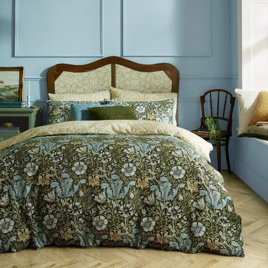 William Morris At Home - Compton Olive Green Bedding