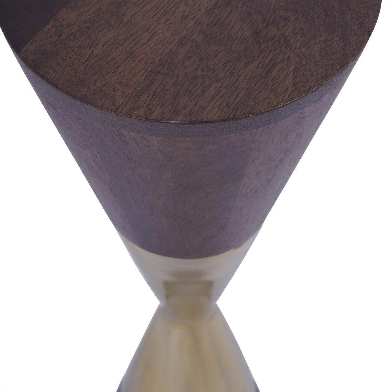 Wooden Hourglass Coffee Table