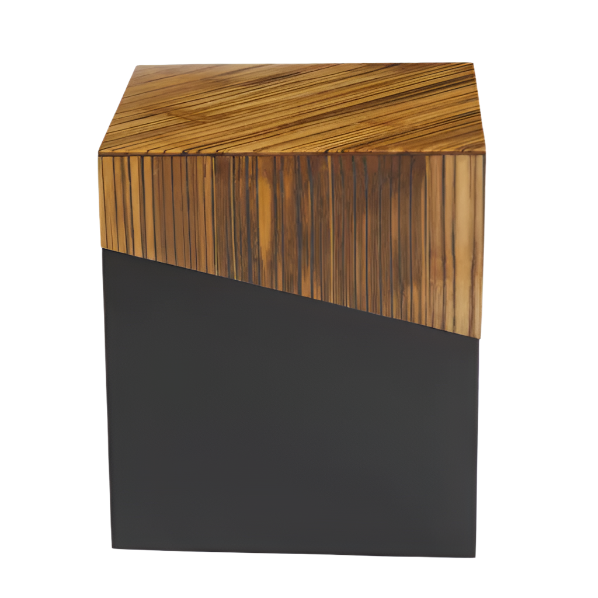 Japandi Bamboo Side Table