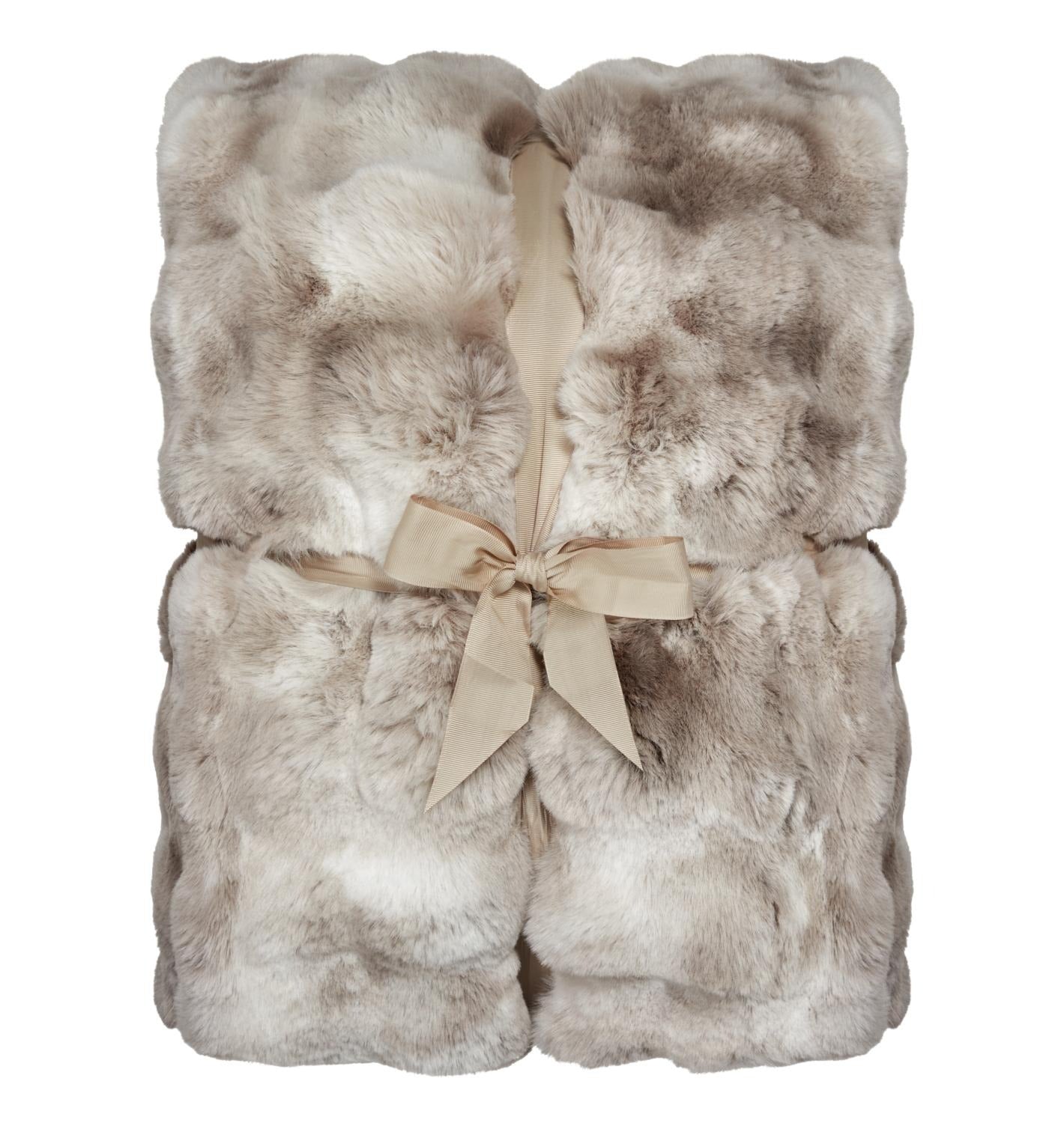 Luxury Mink Throw — Available in Sand and Ivory