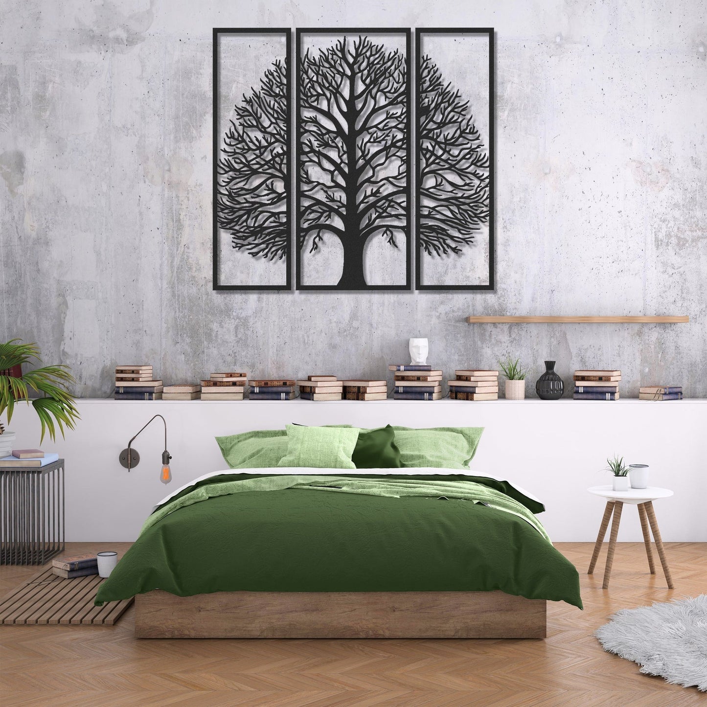 Black Metal Tree Wall Art