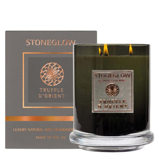 Metallique Truffle D'orient Scented Three Wick Candle