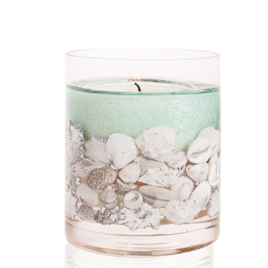 Nature's Gift Ocean Scented Natural Wax Gel Tumbler Candle