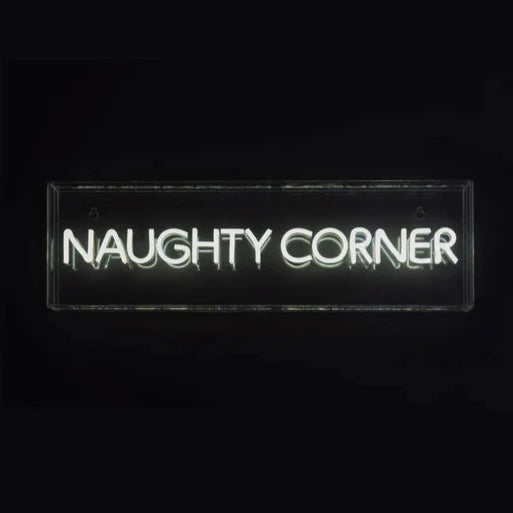Naughty Corner Neon Led Acrylic Sign
